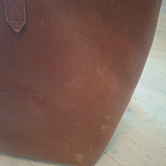 Madewell Chestnut Leather Tote - Picture 4 of 6